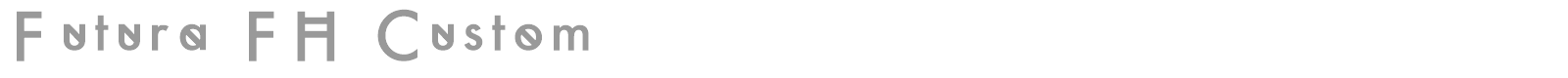 Futura FH Custom font preview